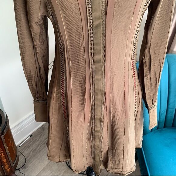 REISS GREEN MINI DRESS - Picture 12 of 15